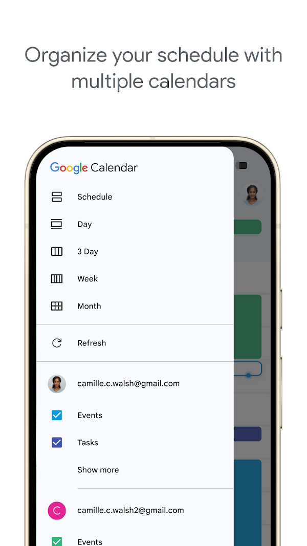 Google Calendar स्क्रीनशॉट 7