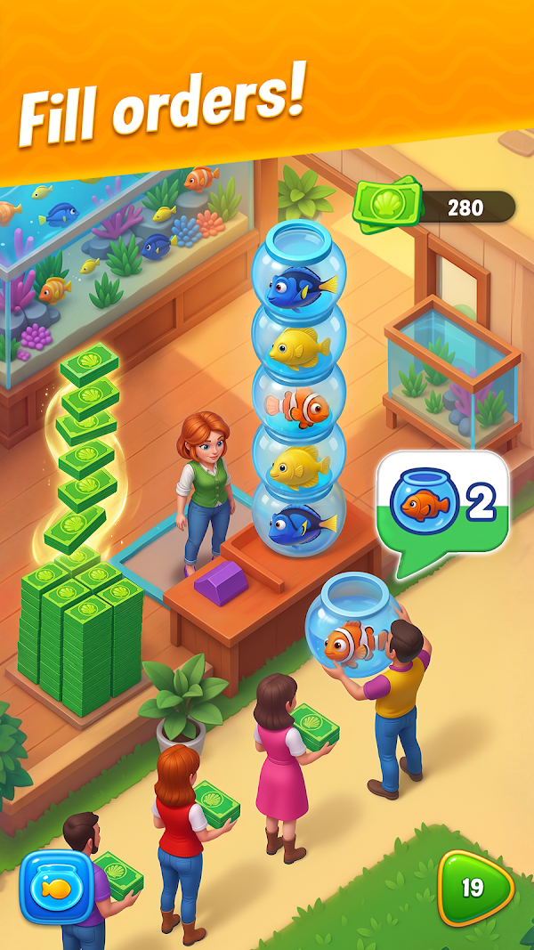 Fishdom لقطات الشاشة 2