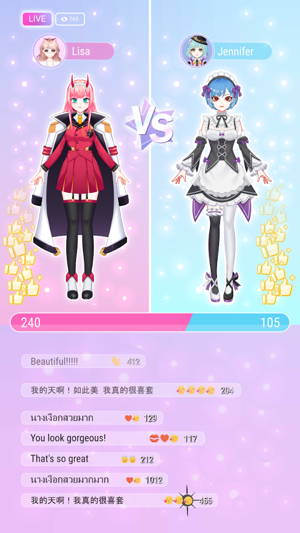 Magic Fashion: Doll Dressup स्क्रीनशॉट 8