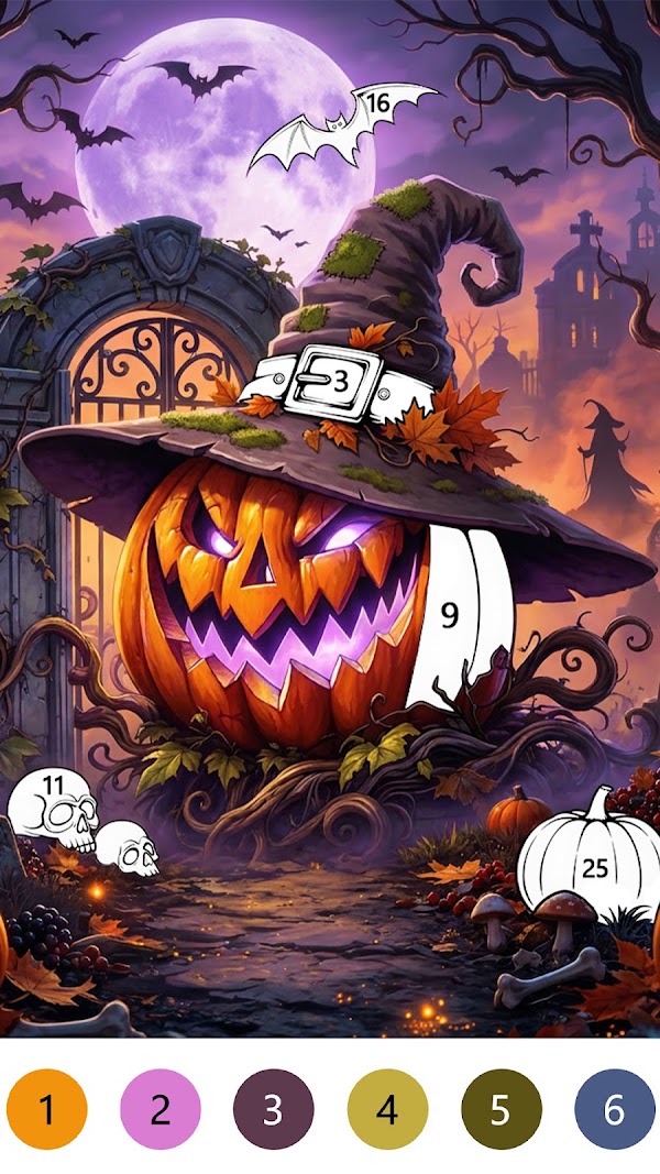 Macabre Color Paint By Number Capturas de pantalla 4