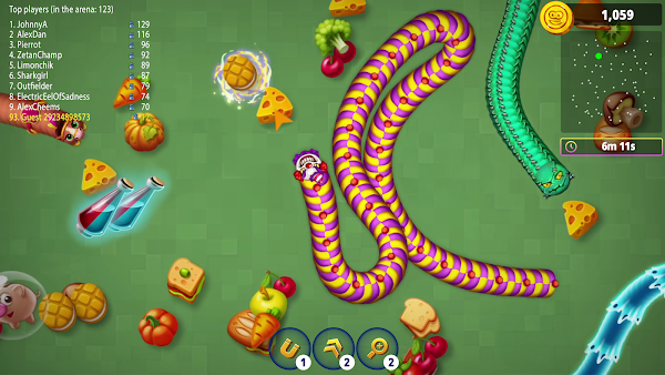 Червячная Зона .io Онлайн Игра Скриншоты 8