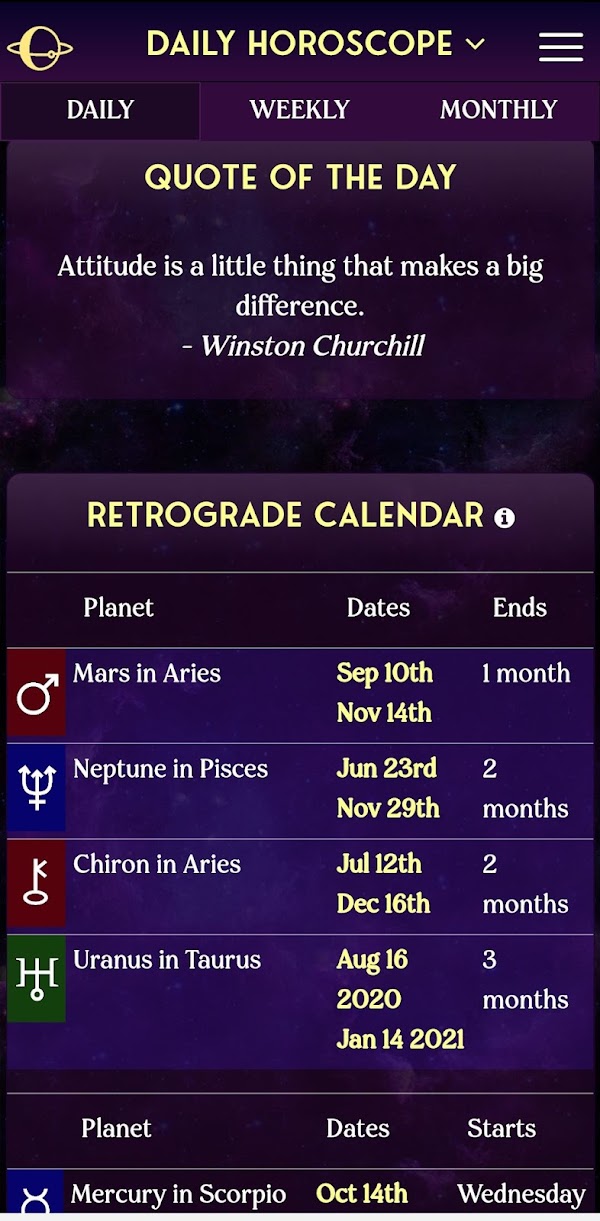AstroMatrix Birth Horoscopes لقطات الشاشة 4