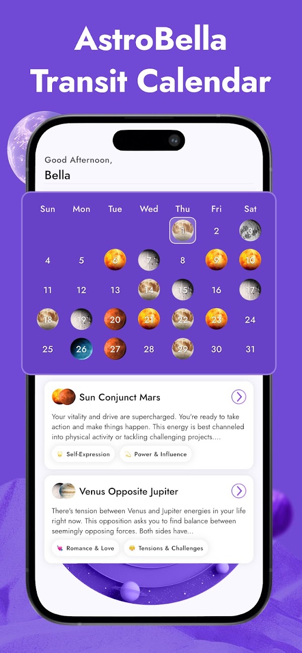 AstroBella Astrology Horoscope Screenshots 2