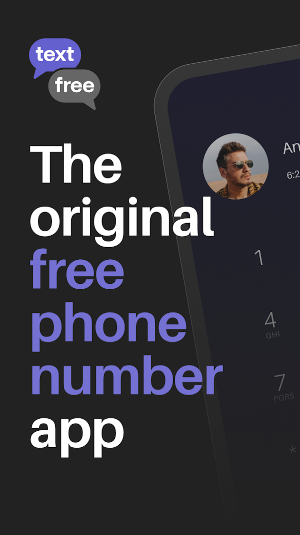 Text Free: Second Phone Number スクリーンショット 1
