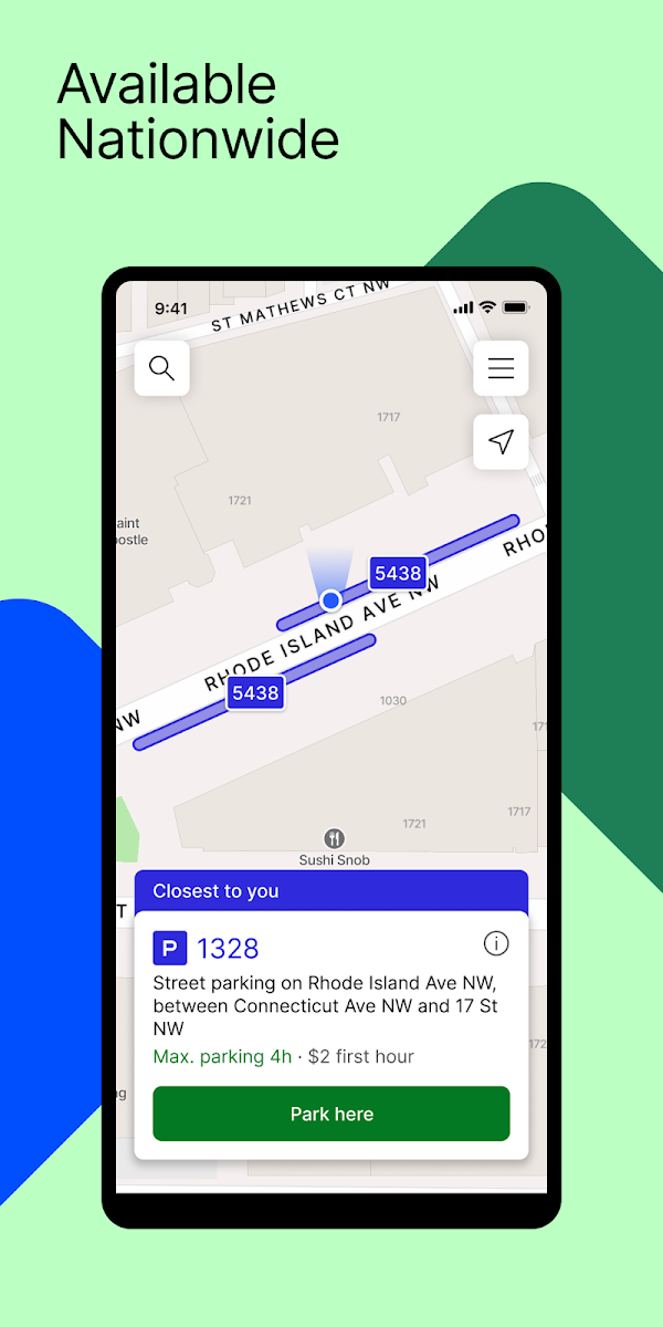 ParkMobile: Park. Pay. Go. Скриншоты 3
