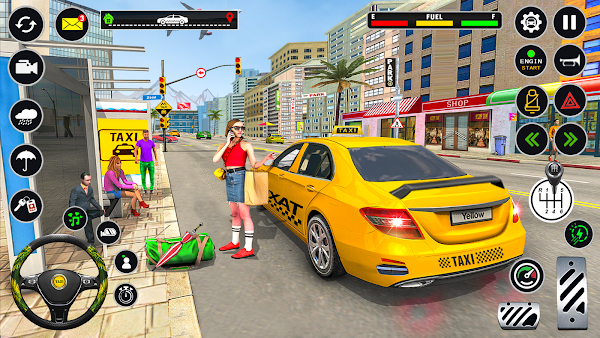 US Taxi Car Parking Simulator Capturas de pantalla 5
