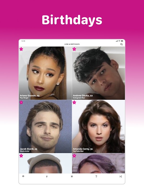 Famous Birthdays لقطات الشاشة 6