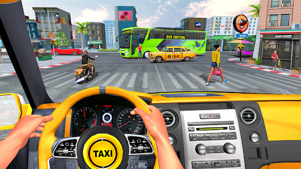 US Taxi Car Parking Simulator Capturas de pantalla 2