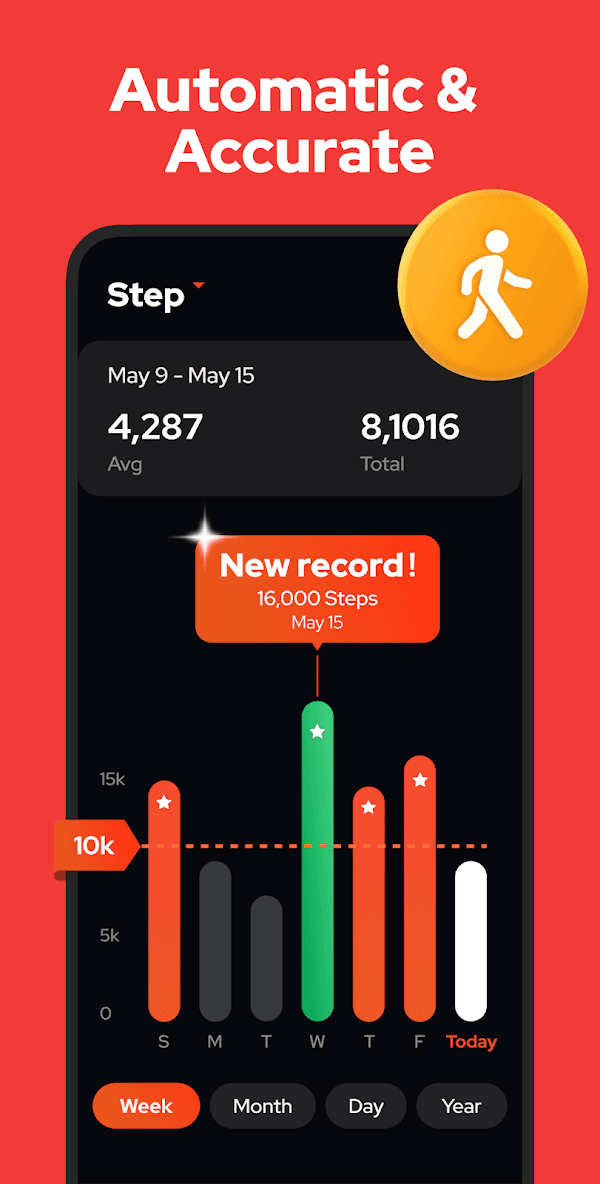 Schrittzähler - Pedometer Screenshots 2