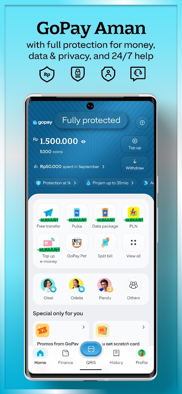 GoPay: Transfer, Payment, QRIS لقطات الشاشة 8