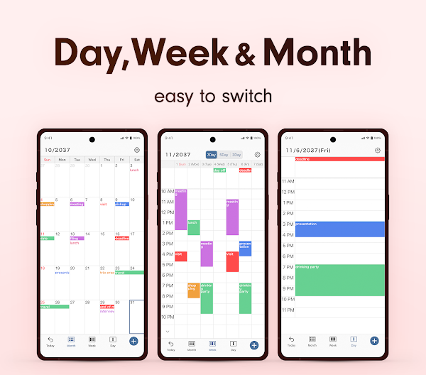 Simple Calendar - easy planner スクリーンショット 5
