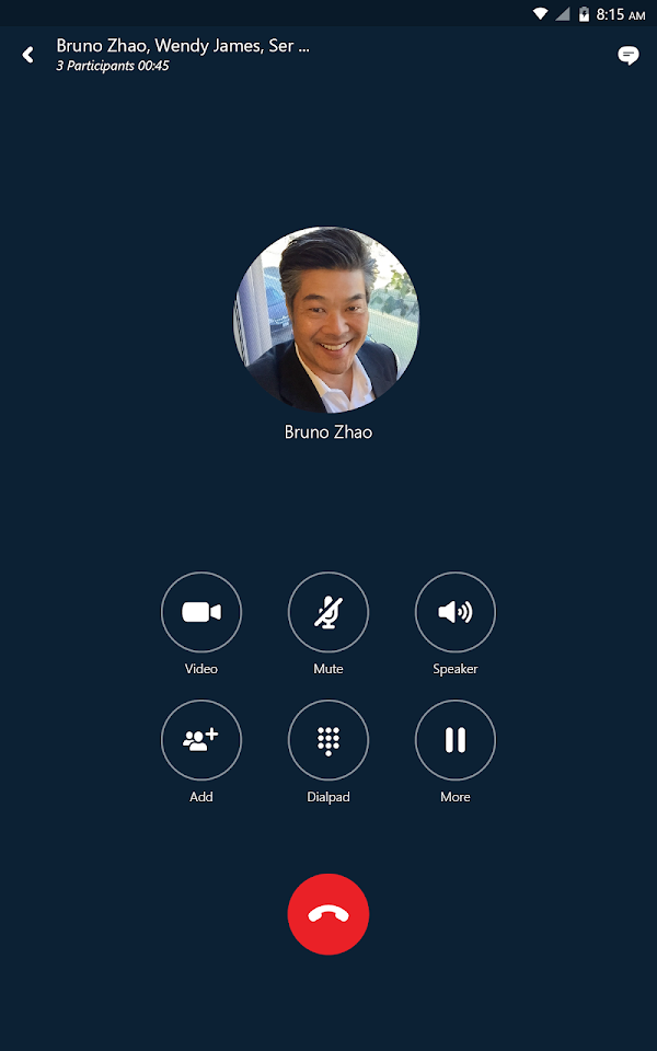 Skype for Business for Android Screenshots 7