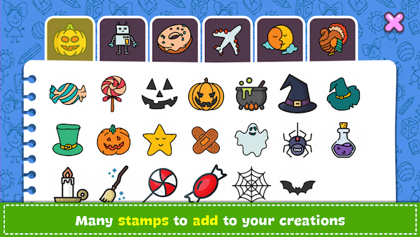 Halloween - Coloring & Games Capturas de pantalla 3
