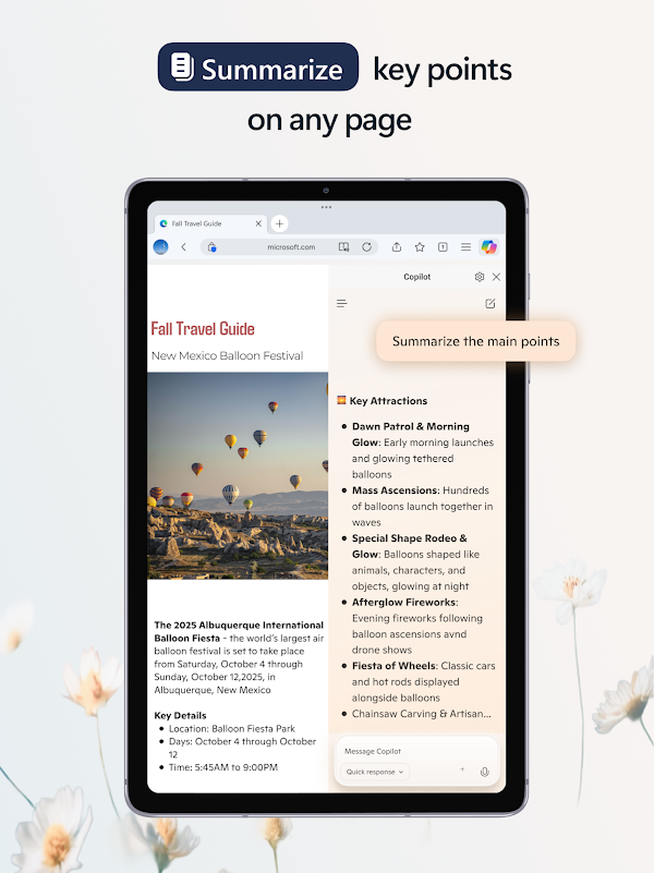 Microsoft Edge لقطات الشاشة 10