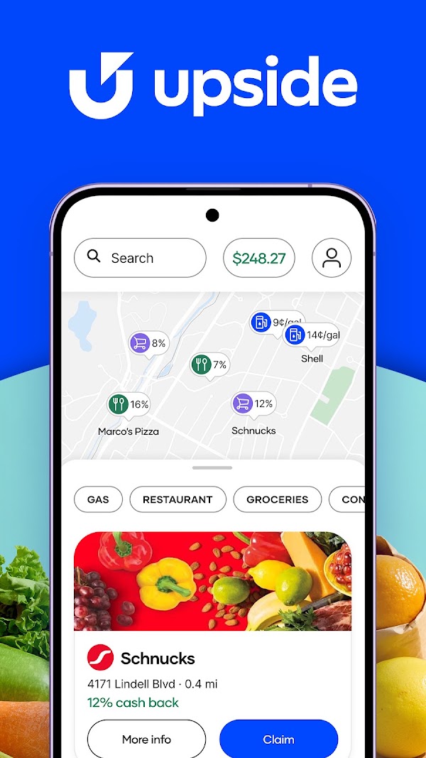 Upside: Gas & Food Cash Back Screenshots 8