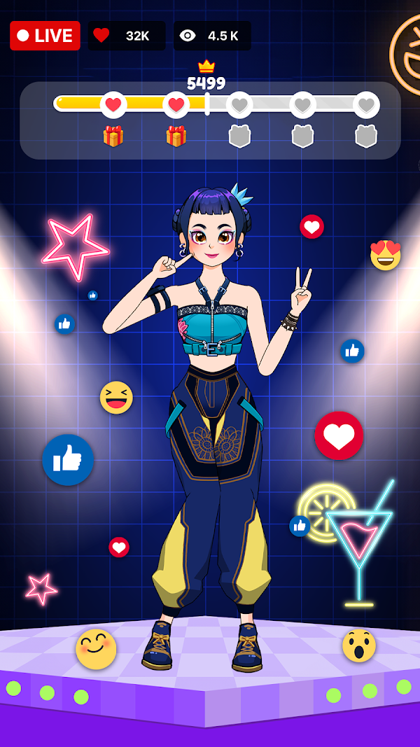 Left or Right: Star Girl Style Capturas de tela 12