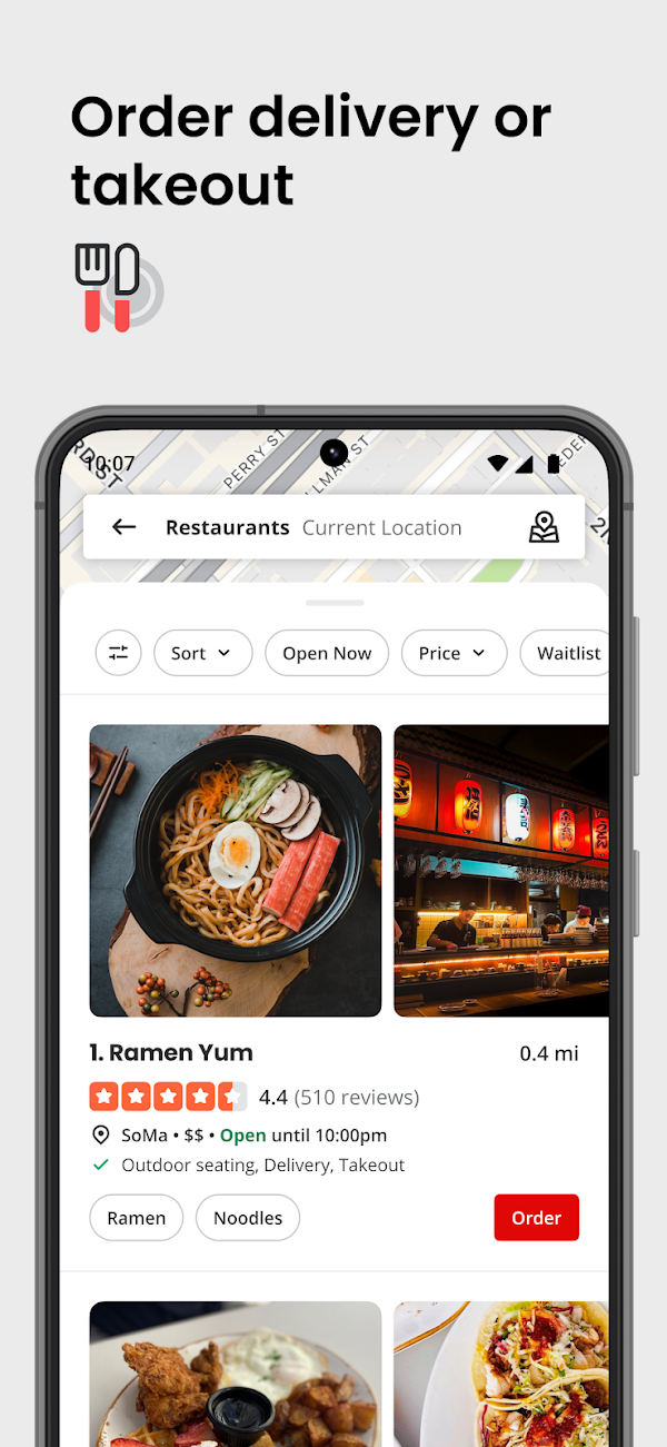Yelp: Food, Delivery & Reviews Screenshots 3