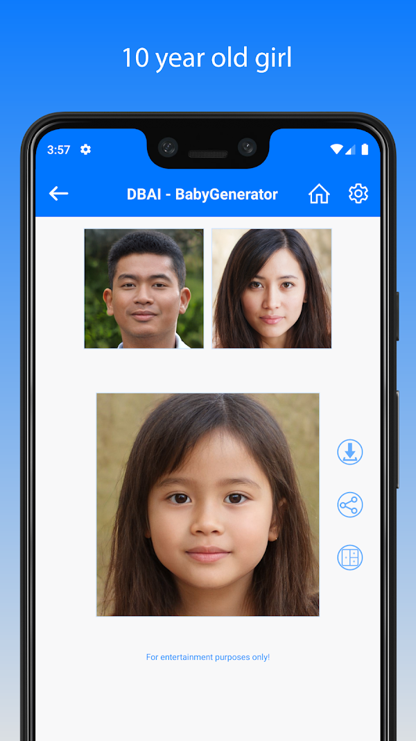 BabyGenerator - توقع وجه الطفل لقطات الشاشة 8