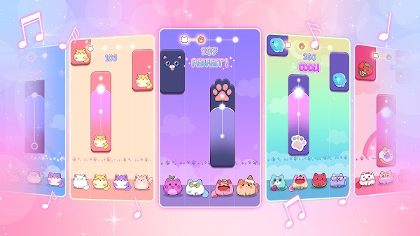 Cat Tiles: Cute Piano Game Capturas de pantalla 12