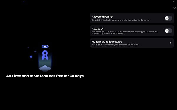Spatial Touch™ - Air Gestures Capturas de pantalla 9