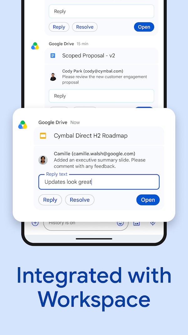 Google Chat Screenshots 5