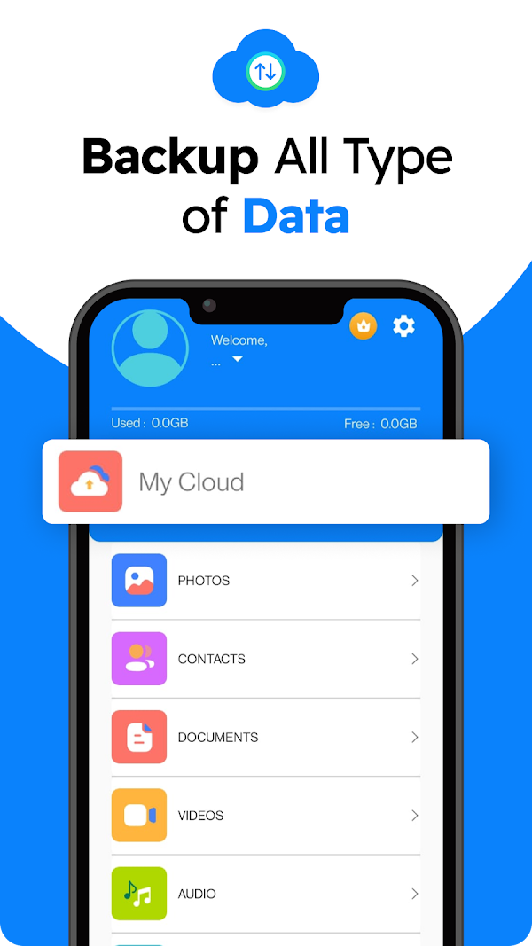 Cloud Backup : Cloud Storage لقطات الشاشة 1