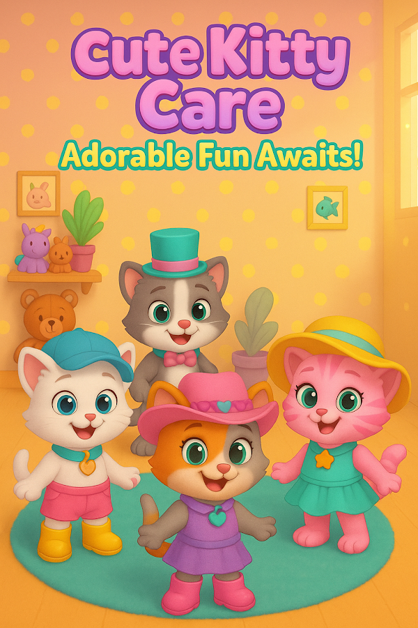 Cute Cat Care and Babyshower स्क्रीनशॉट 1