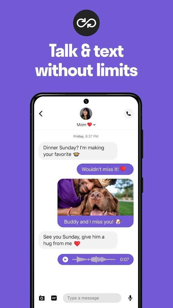 TextNow: Call + Text Unlimited Screenshots 4