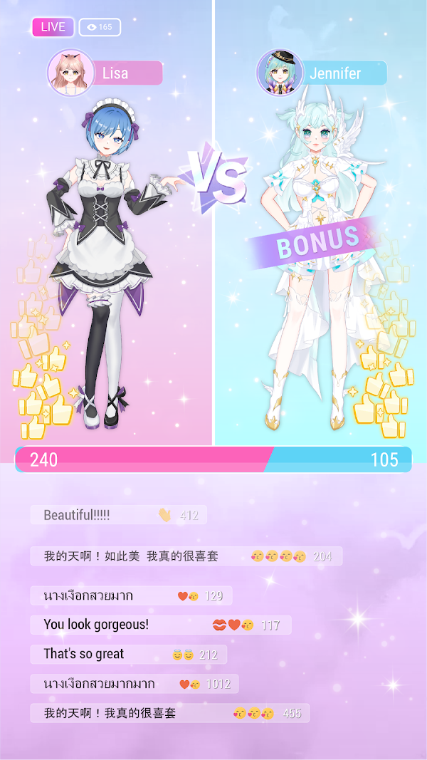 Magic Fashion: Doll Dressup स्क्रीनशॉट 12