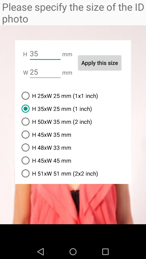ID Photo application スクリーンショット 7