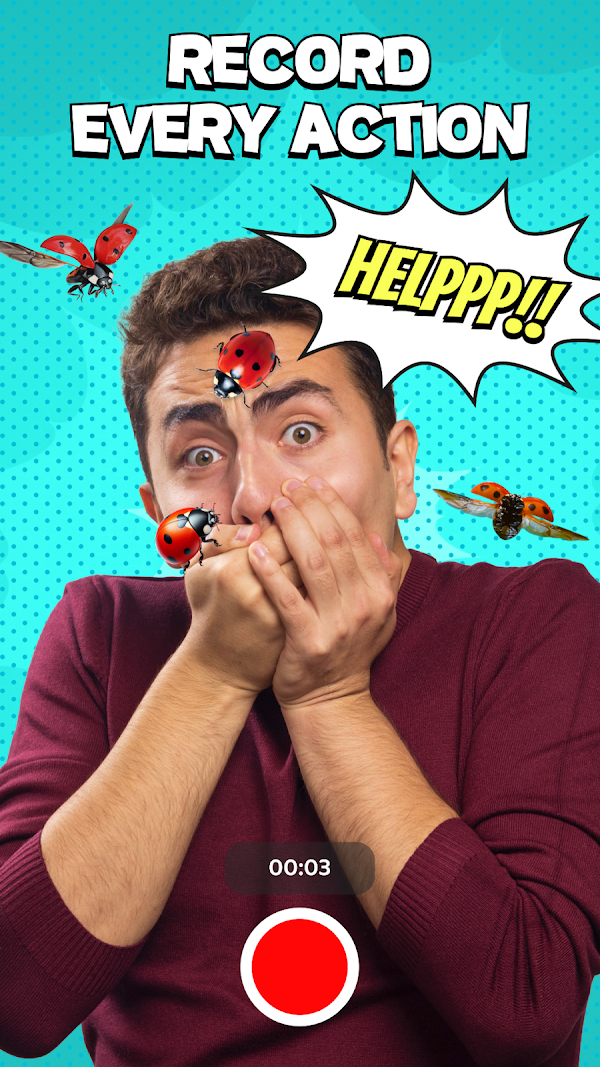 Bugzz: Insect Prank Filters Скриншоты 4