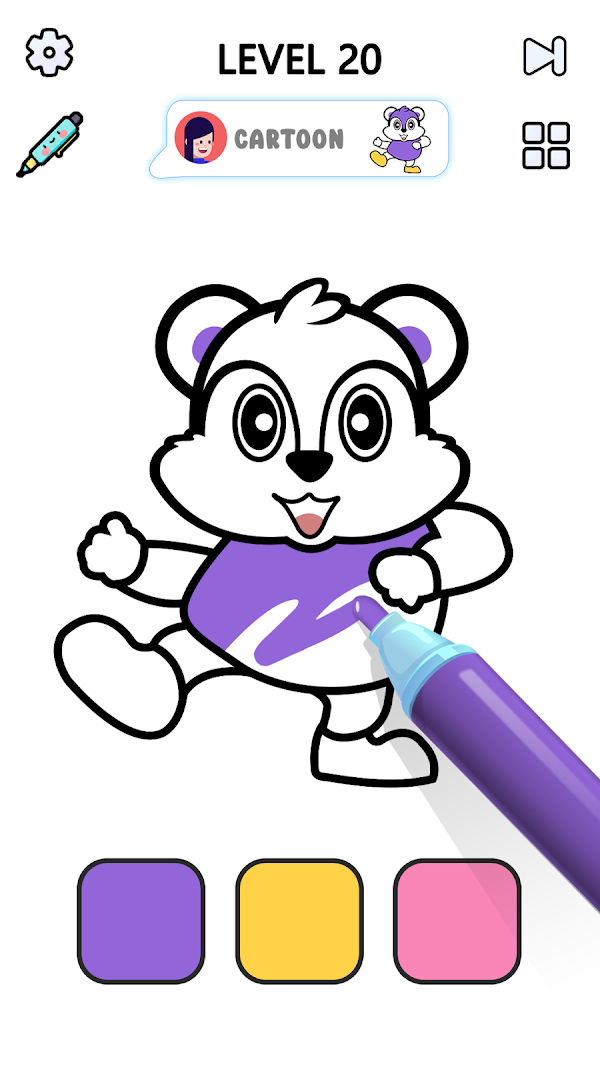 Satisfying Coloring スクリーンショット 2
