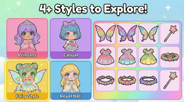 Anime Dress & Fashion Makeover Capturas de pantalla 4