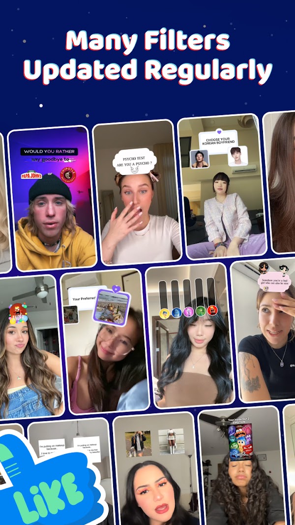 This Or That Test: Fun Filter Скриншоты 6