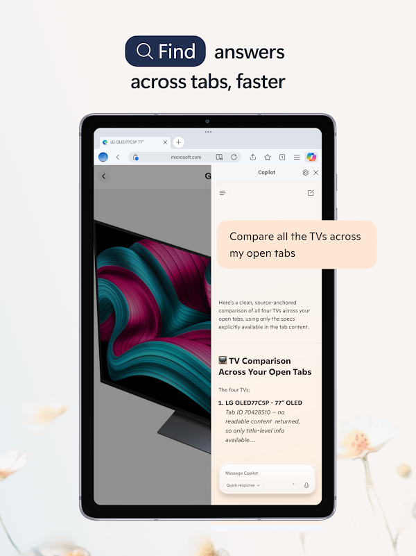 Microsoft Edge لقطات الشاشة 12