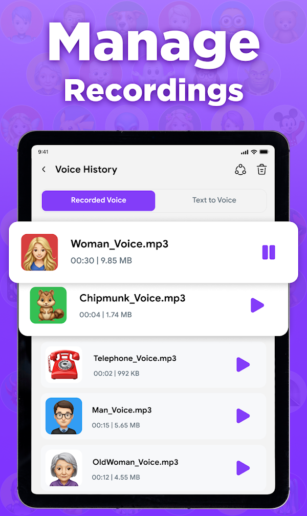 Voice Changer – Voice Effects スクリーンショット 12