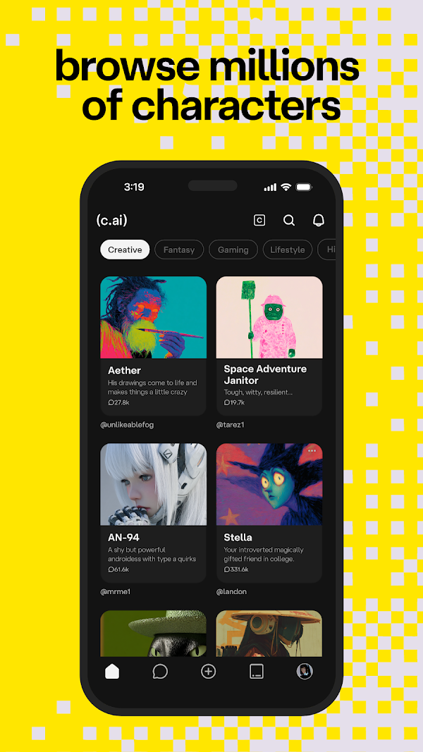 Character AI: Chat, Talk, Text Скриншоты 6
