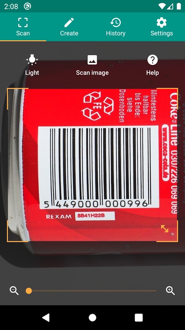 QR- & Barcode-Scanner Screenshots 2