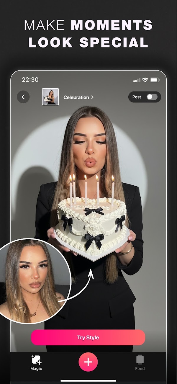 Glam AI: Video & Photo Editor Скриншоты 10
