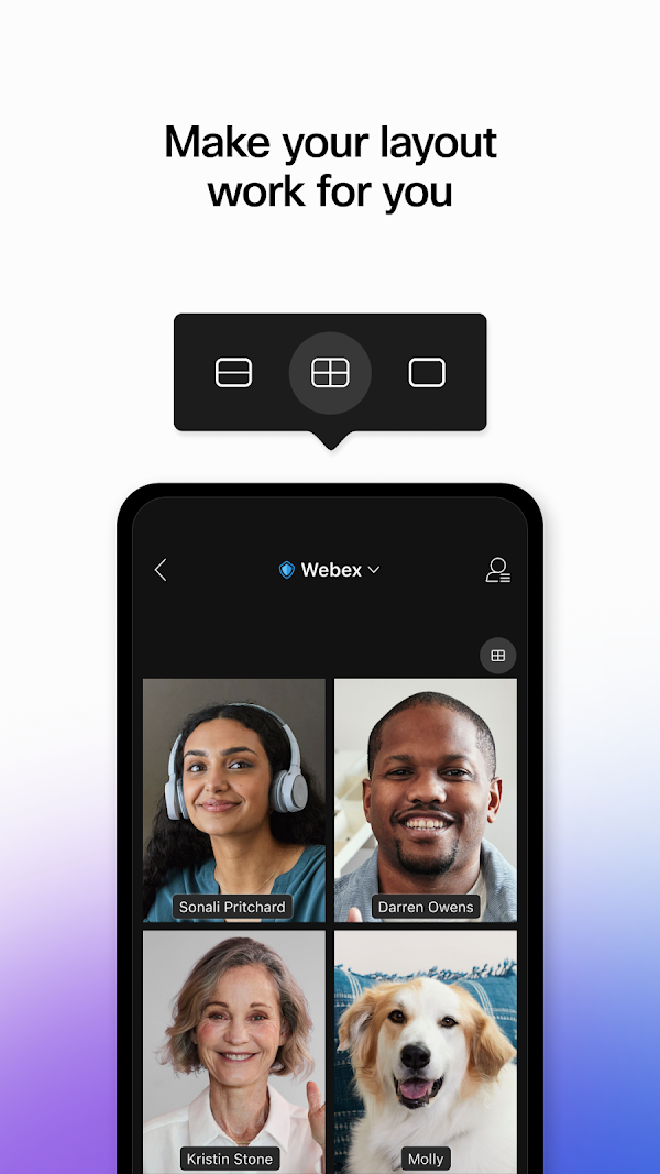 Webex Meetings スクリーンショット 4