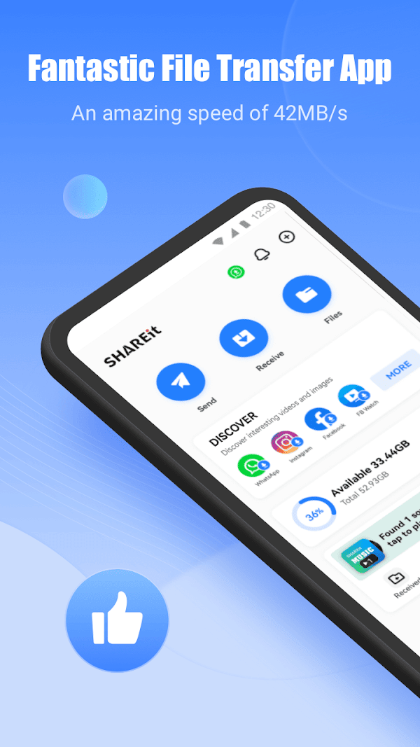 SHAREit: Transfer, Share Files لقطات الشاشة 1