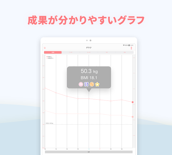 SmartDiet - ダイエット＆体重記録で痩せるアプリ Screenshots 10