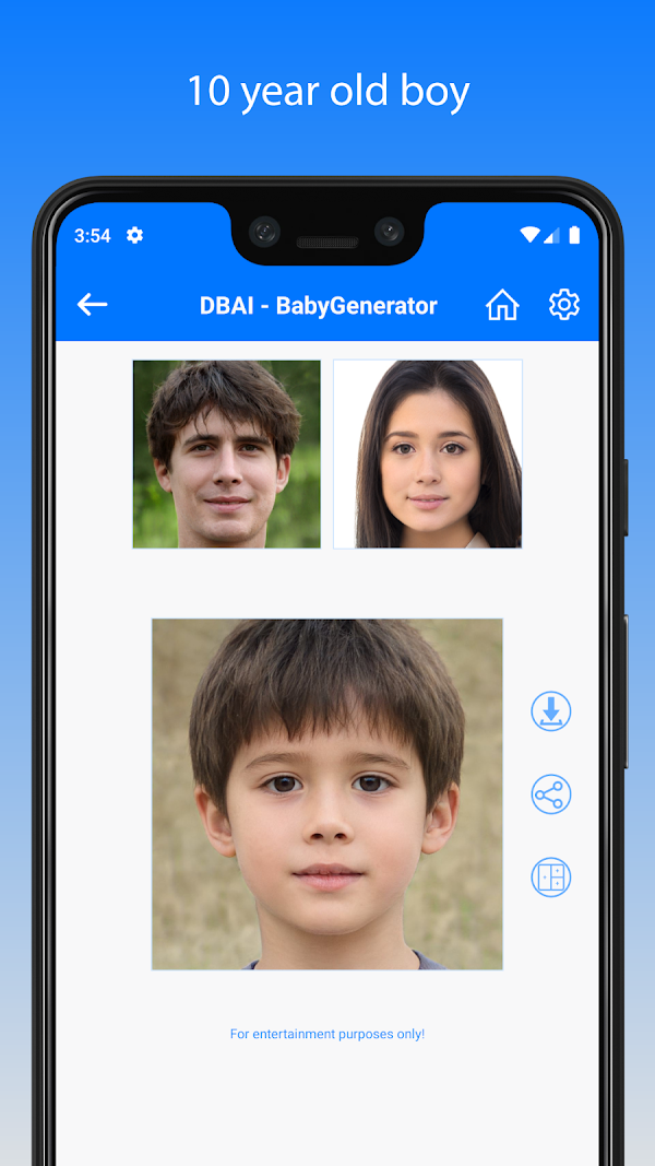 BabyGenerator - توقع وجه الطفل لقطات الشاشة 2