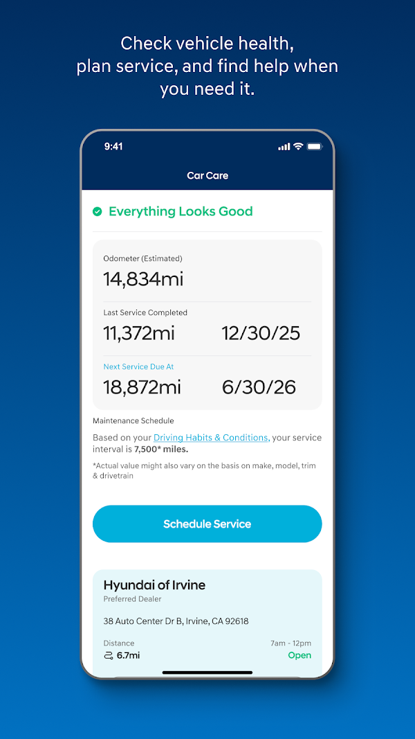 MyHyundai with Bluelink Screenshots 7