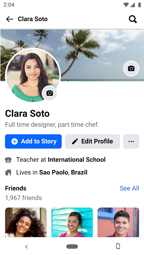 Facebook Lite Скриншоты 4