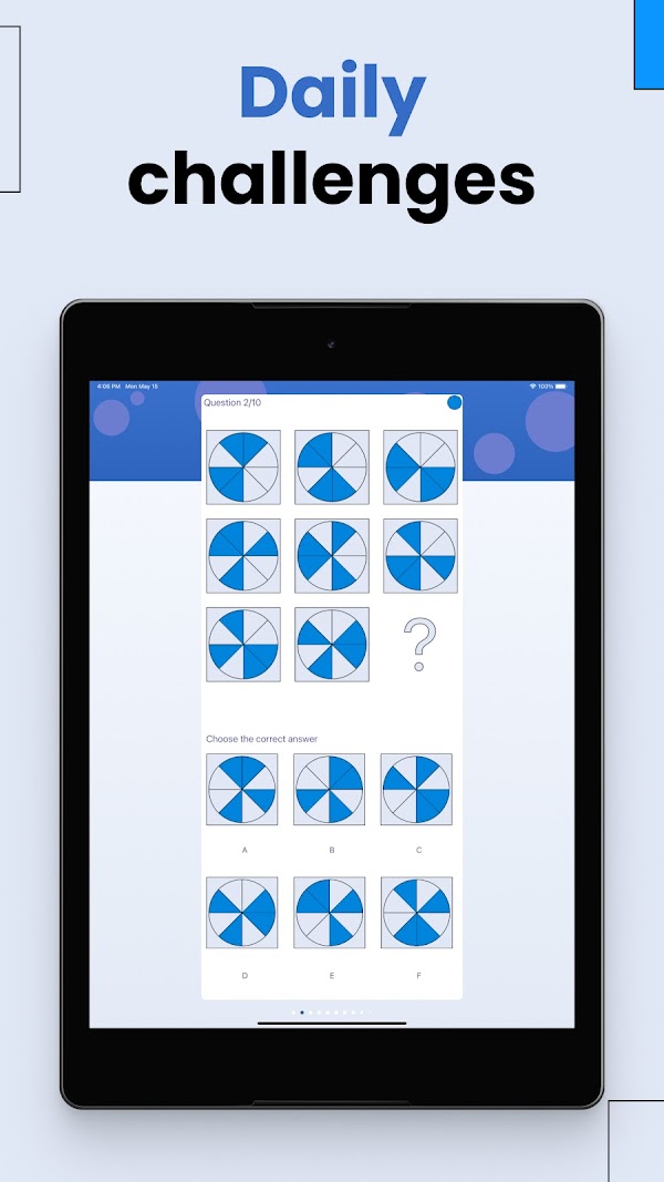 IQ Test - IQ Arena Capturas de pantalla 6
