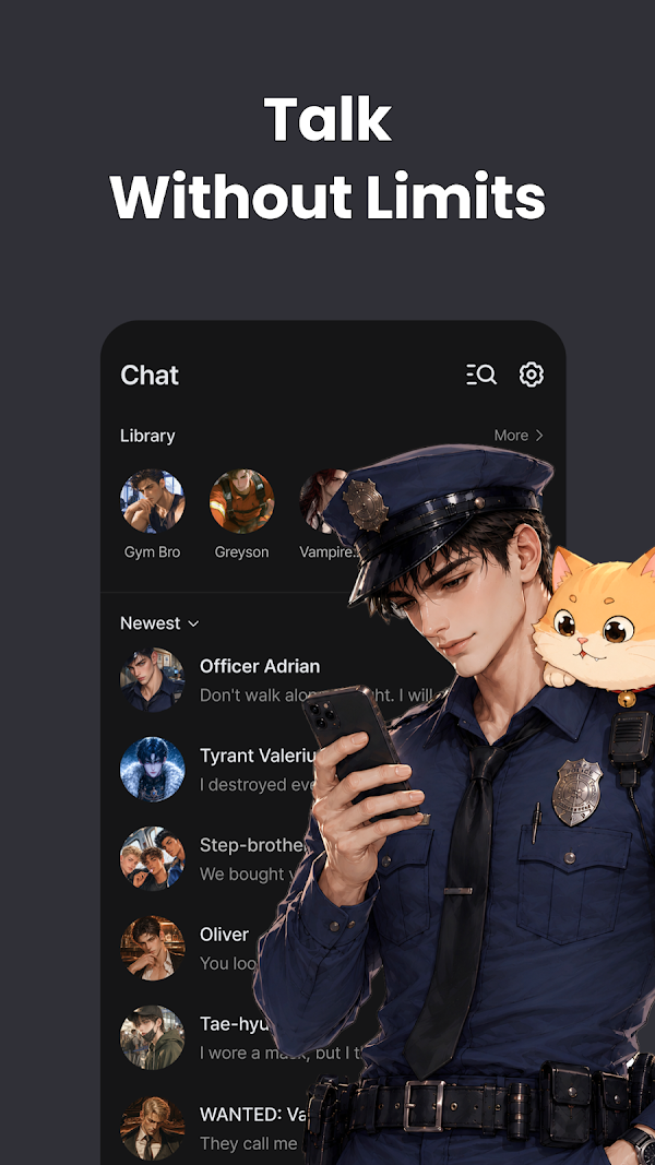 zeta: AI Chat, Story, Play Скриншоты 4
