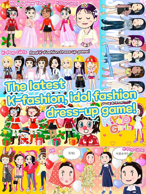 K-Pop Girls Fashion Dress Up स्क्रीनशॉट 9