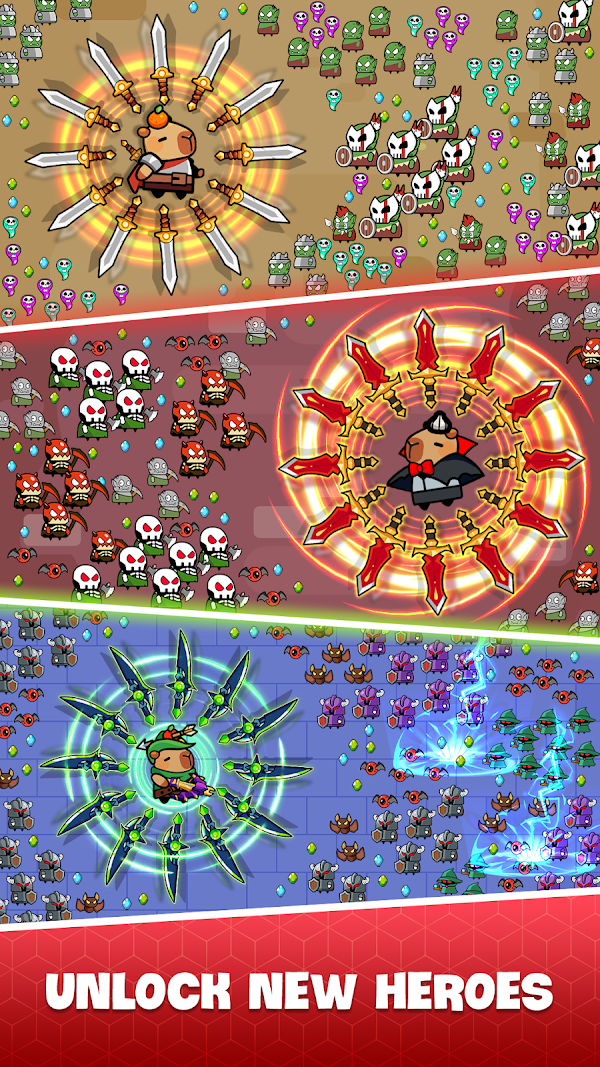 Capybara.io: Battle Survivor स्क्रीनशॉट 7