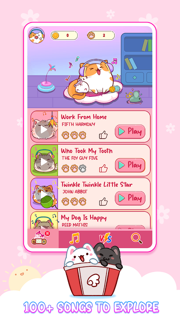 Cat Tiles: Cute Piano Game Capturas de pantalla 5